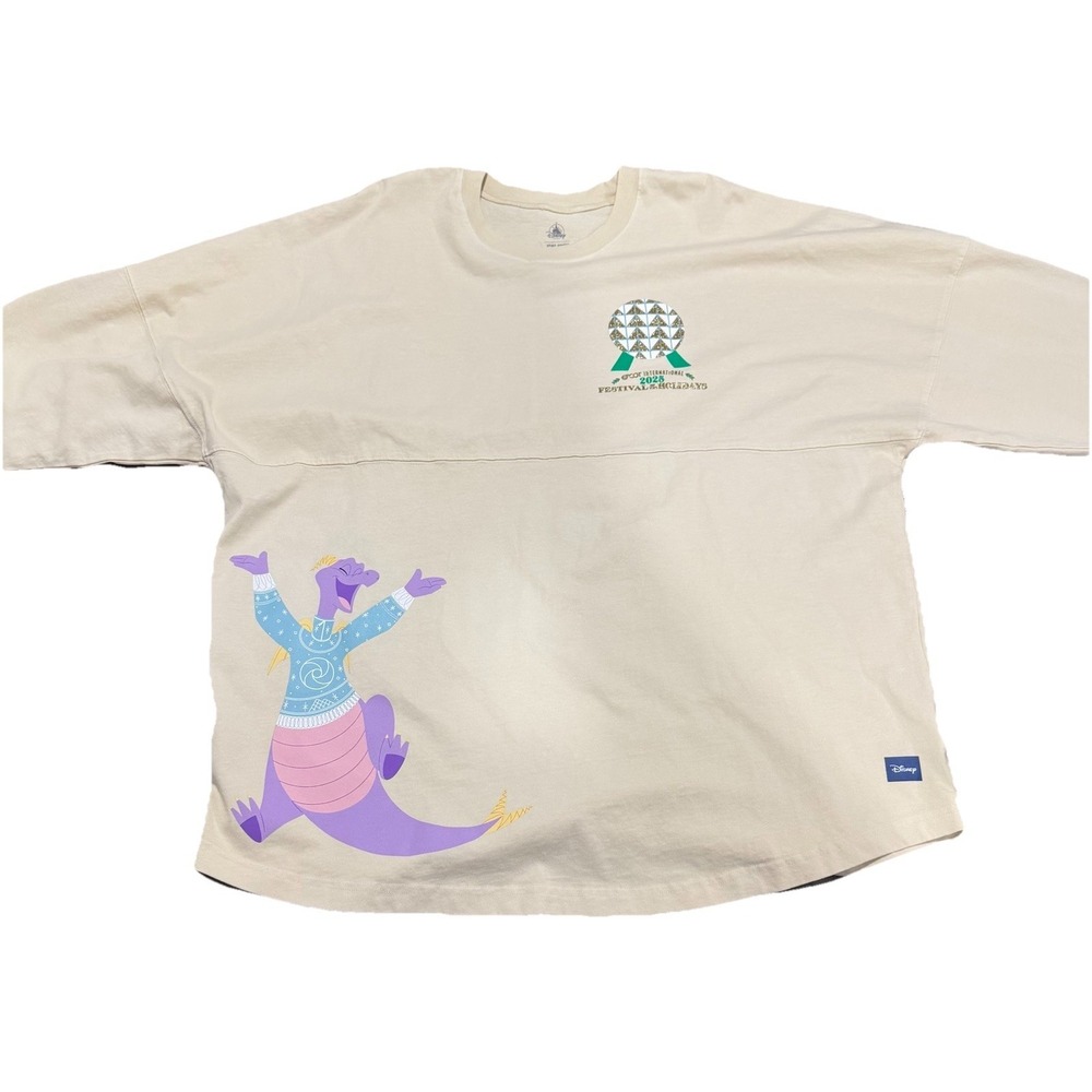 NWT XL Disney Epcot Festival of Holidays 2025 Figment Spirit Jersey Epcot